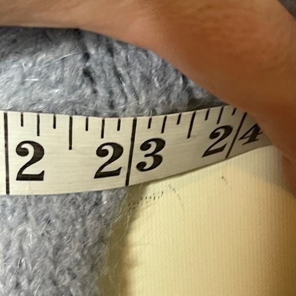 Forte Forte Stretch Brushed Wool Mohair Cardigan in Blue Ciel Sz 1 US S - Picture 5 of 9